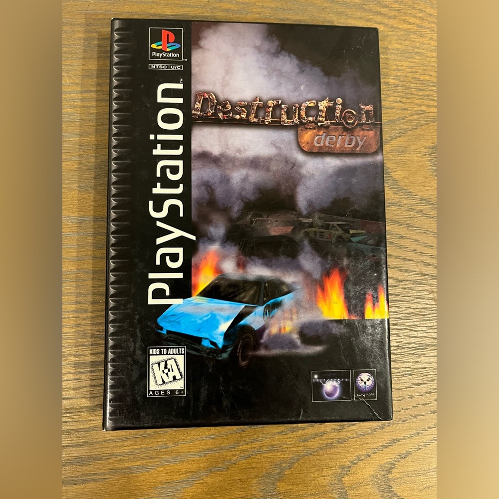 Destruction Derby PS1 Long Box with Manual